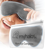 Microwave Activated Warm Eye Compress for Dry Eyes Blepharitis & Stye Eye Treatment - Heated Eye Masks for Dry Eyes - Dry Eye Therapy Mask & Eye Compress Moist Heat Delivers Warm Compress for Eyes